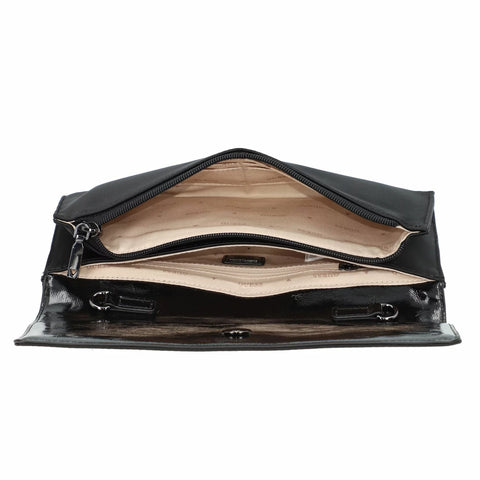 Bolso Bandolera Gilded Glamour Negra - Guess
