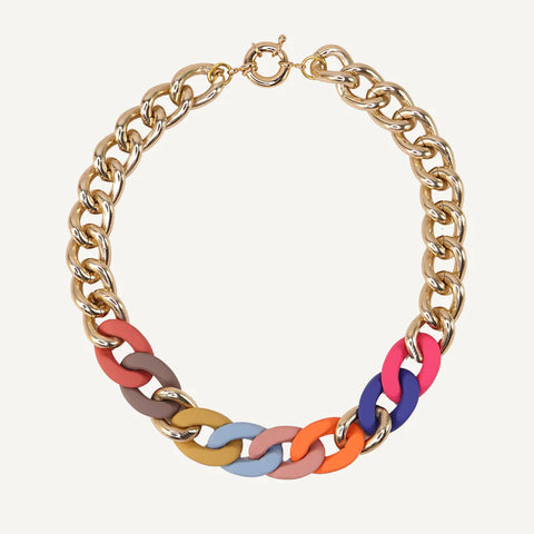 Collar Rocker Colores Oro - Emolo