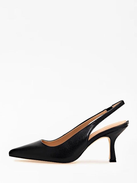 Zapato Destalonado Stiletto Malek Negro - Guess