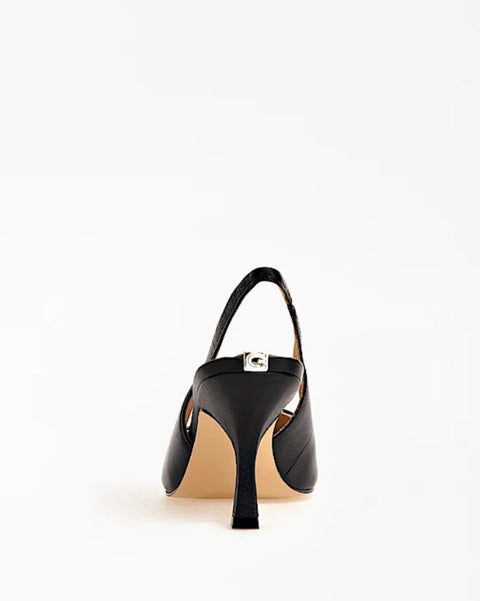 Zapato Destalonado Stiletto Malek Negro - Guess