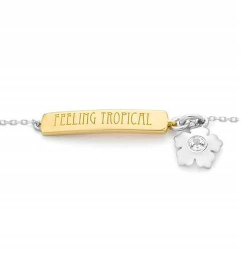 Pulsera Tropical Plata - Secrecy