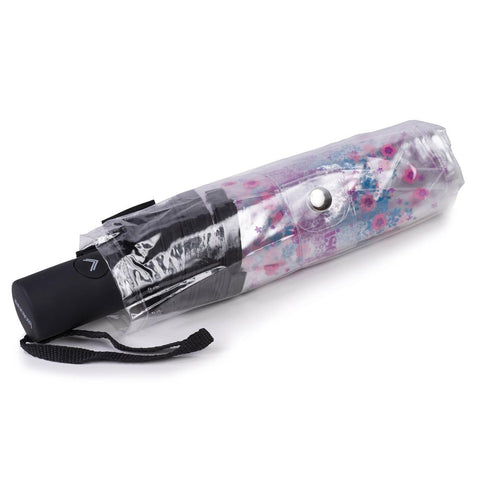 Paraguas Transparente Papillon Flores - Isotoner