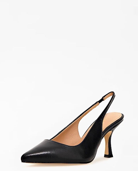 Zapato Destalonado Stiletto Malek Negro - Guess