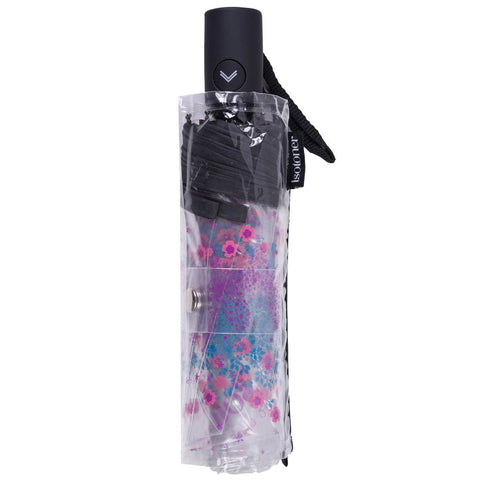 Paraguas Transparente Papillon Flores - Isotoner