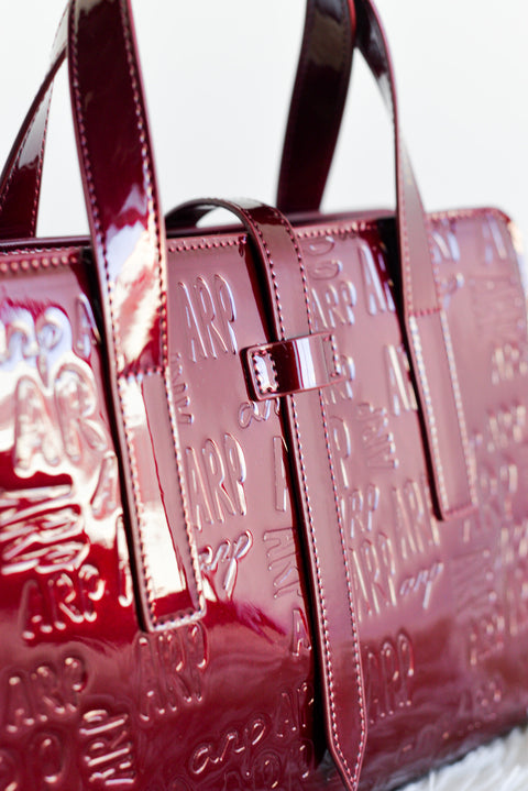 Bolso Tote Charol Logo - Agatha Ruiz De La Prada