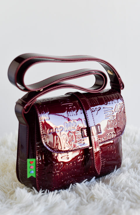 Bolso Bandolera Charol Logo - Agatha Ruiz De La Prada