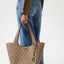 Bolso De Hombro Calista Logo Latte - Guess