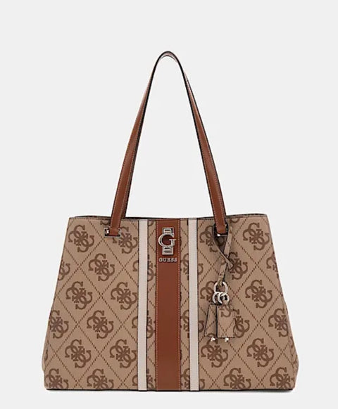 Bolso Tote Erenia Logo Latte - Guess