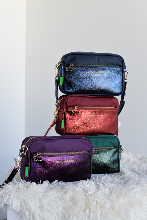 Bolso Bandolera Nylon Metalizado - Agatha Ruiz De La Prada
