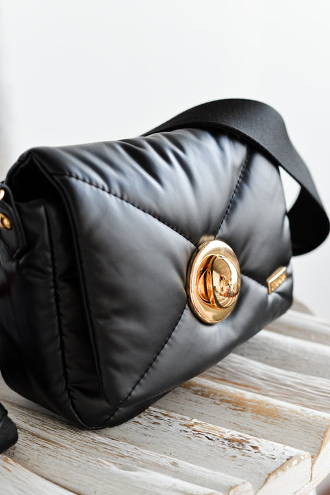 Bolso Bandolera Acolchada Cierre - Noco
