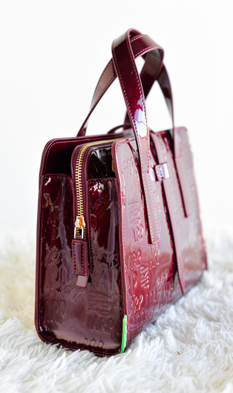 Bolso Tote Charol Logo - Agatha Ruiz De La Prada
