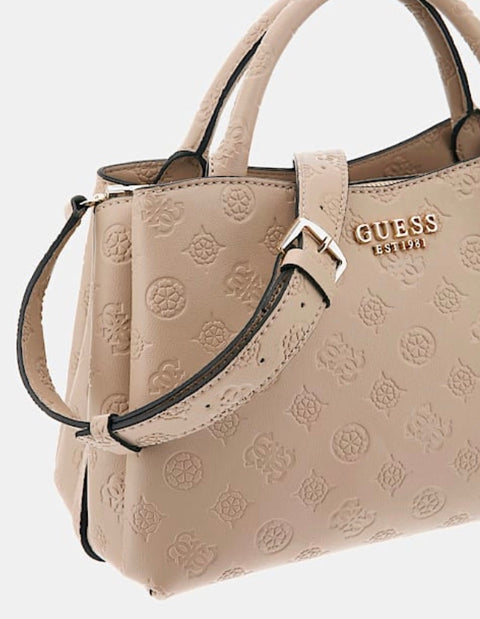 Bolso De Mano Phoebe Taupe - Guess