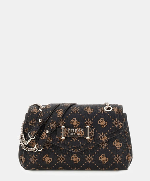 Bolso Bandolera Silia Logo Espresso - Guess