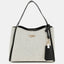 Bolso De Mano Nicolette Mini Natural/Negro - Guess
