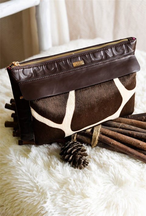 Bolso Cartera Pelo Animal Print - Noco