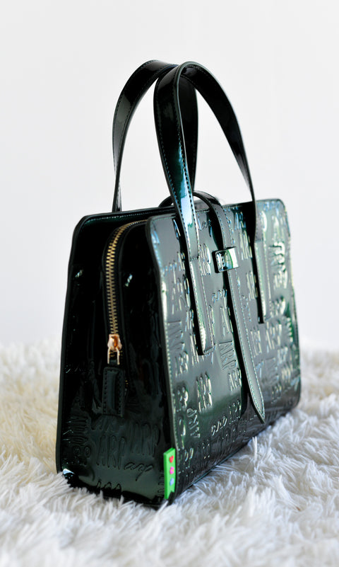 Bolso Tote Charol Logo - Agatha Ruiz De La Prada