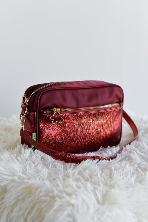 Bolso Bandolera Nylon Metalizado - Agatha Ruiz De La Prada