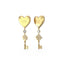 Pendientes All You Need Is Love Llaves Oro - Guess