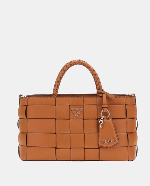 Bolso De Mano Maylee Caramelo - Guess