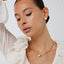 Pendientes Botón G Crystal Oro - Guess