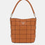 Bolso De Mano Cubo Maylee Caramelo - Guess