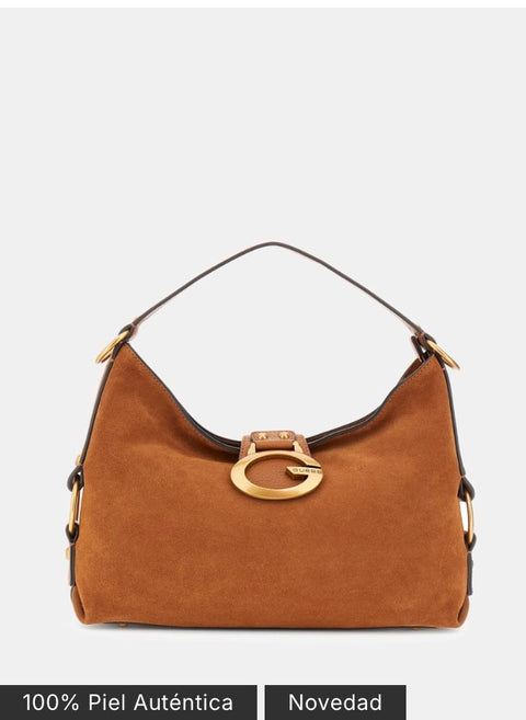 Bolso Hobo Camden Coñac Antelina -Guess