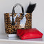 Bolso Shopper Charol Leopardo - Noco