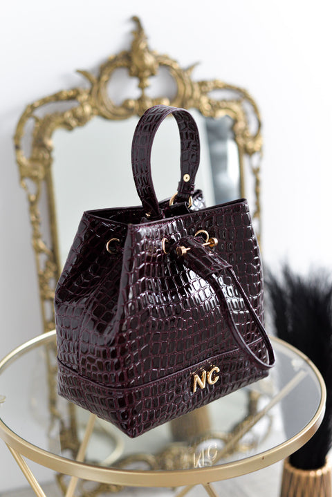 Bolso Bombonera Coco Charol - Noco