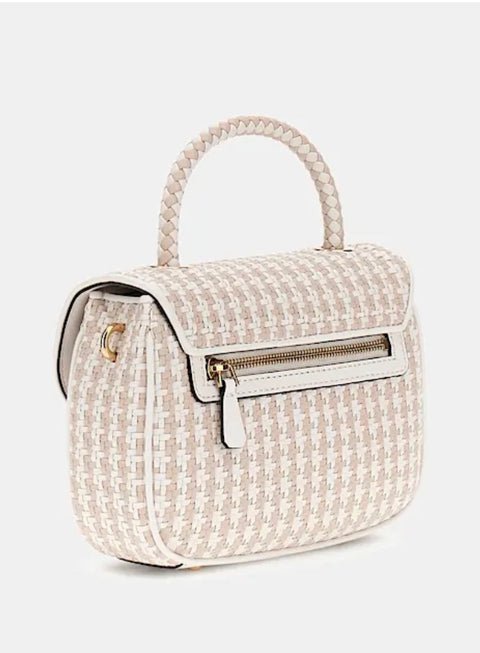 Bolso De Mano Mirema Blanco Multi - Guess