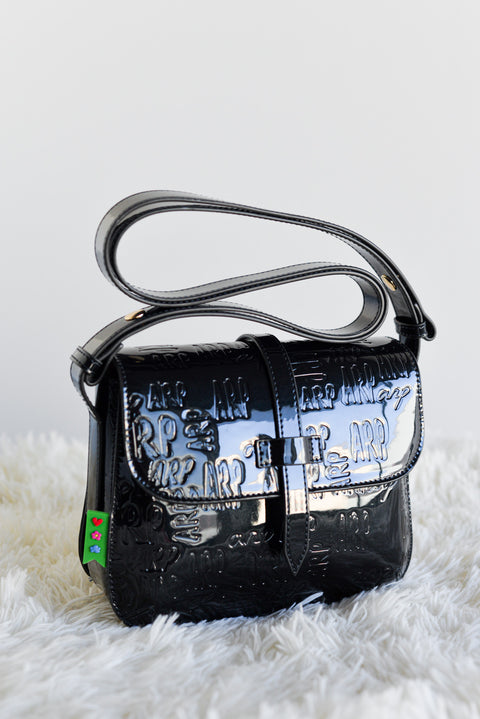 Bolso Bandolera Charol Logo - Agatha Ruiz De La Prada