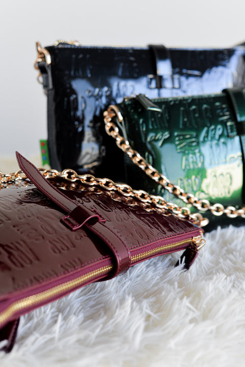 Bolso Cartera Charol Logo - Agatha Ruiz De La Prada