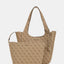 Bolso De Hombro Calista Logo Latte - Guess