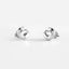Pendientes Botón Rolling Hearts Plata - Guess