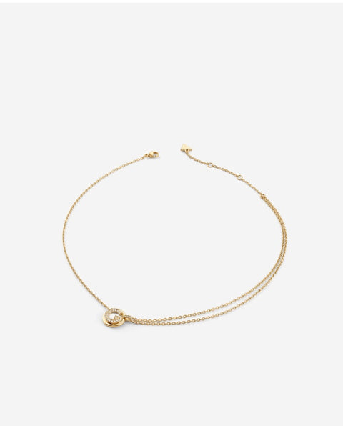 Collar G Cristal Oro - Guess