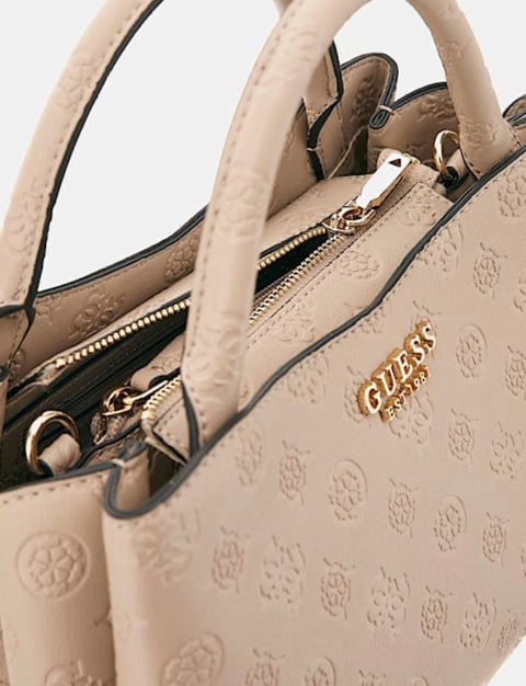 Bolso De Mano Phoebe Taupe - Guess