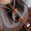 Bolso Hobo Trenza Abalorio - Noco