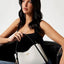 Bolso De Mano Nicolette Mini Natural/Negro - Guess