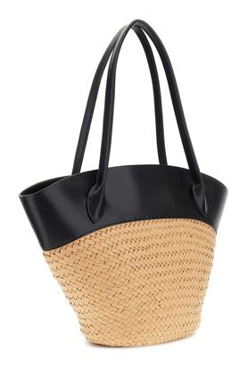 Bolso Shopper Venere Natural/Negro - Guess