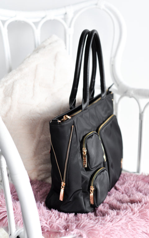 Bolso Shopper Nylon Bolsillos - Noco