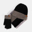 Conjunto Cuello, Gorro Y Guantes Black Multi - Pepe Moll