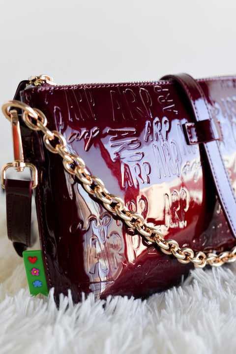 Bolso Cartera Charol Logo - Agatha Ruiz De La Prada
