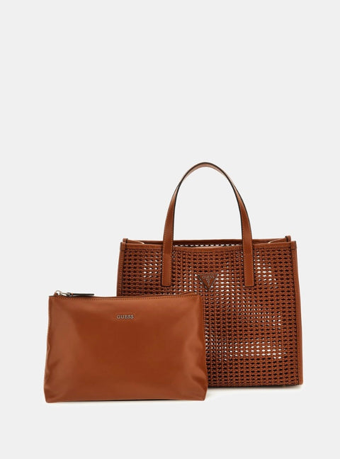 Bolso De Mano Brigitta Coñac - Guess