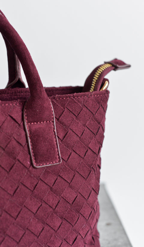Bolso De Mano Ante Trenzado - Noco