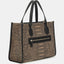 Bolso De Mano Silvana Natural/Negro - Guess
