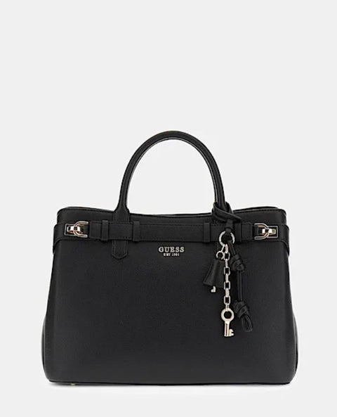 Bolso De Mano Gregoria Grande Negro - Guess