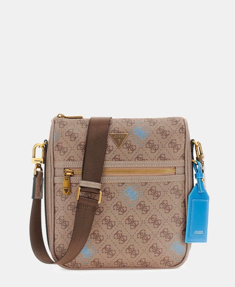 Bandolera Chico Milano Logo Latte Azul - Guess