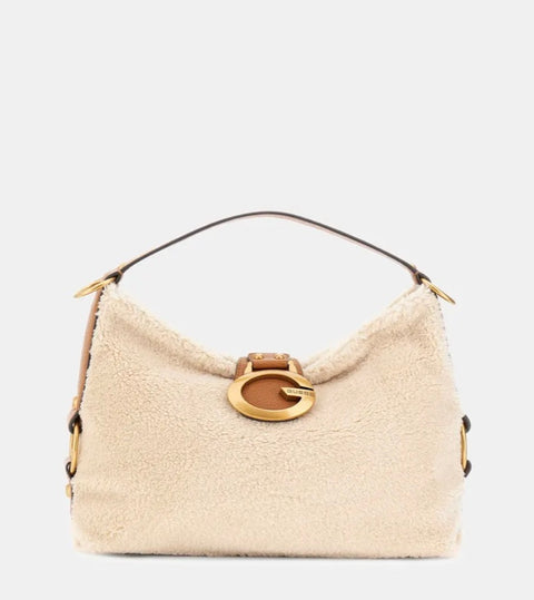 Bolso Hobo Camden Natural Coñac - Guess