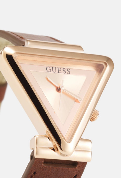 Reloj Fame Triángulo Cuero - Guess
