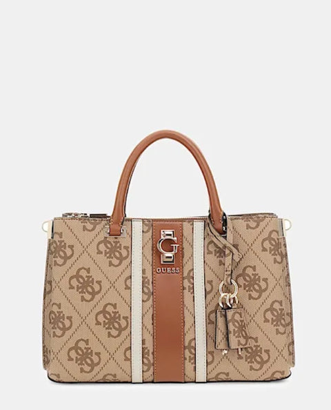 Bolso De Mano Erenia Logo Latte - Guess