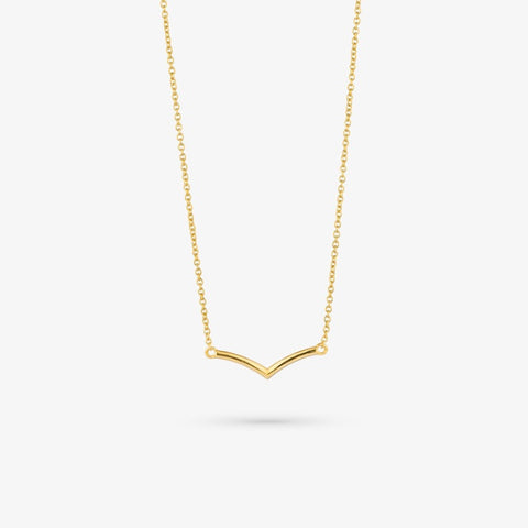 Collar V Oro - Radiant Jewels